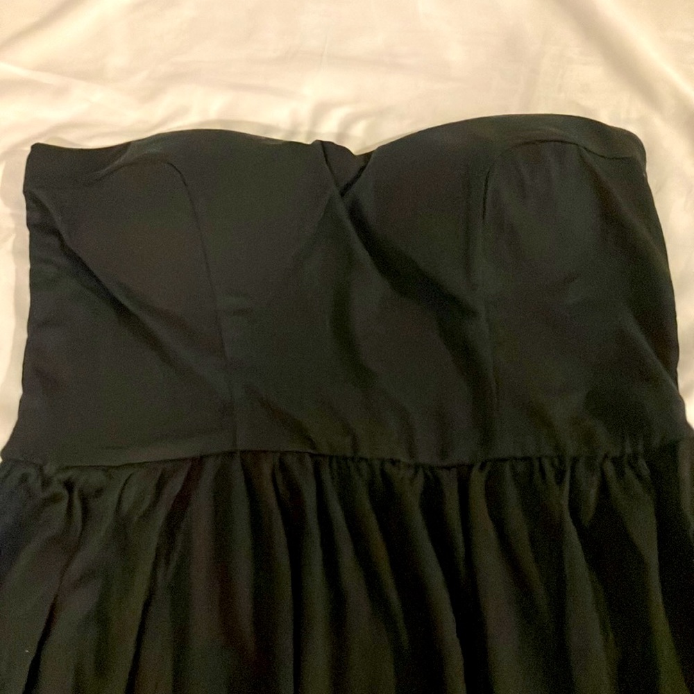 SPLASH BLACK STRAPLESS DRESS - Picture 4 of 6
